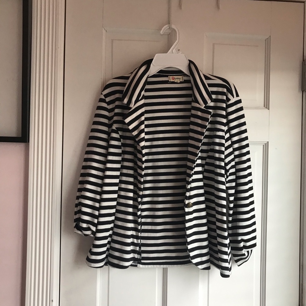 Striped blazer